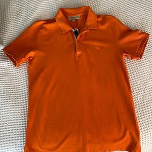 Burberry pique polo t shirt